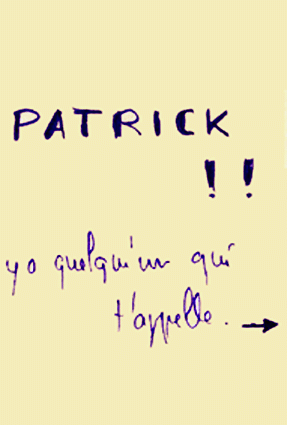 Carte postale déprimée